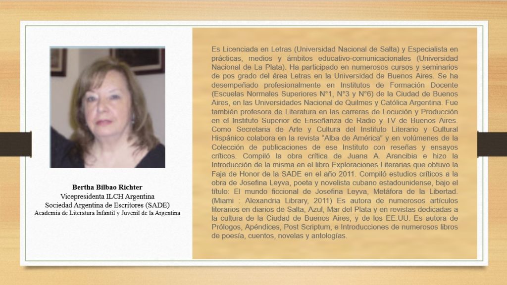 Lic. Bertha Bilbao Ricter