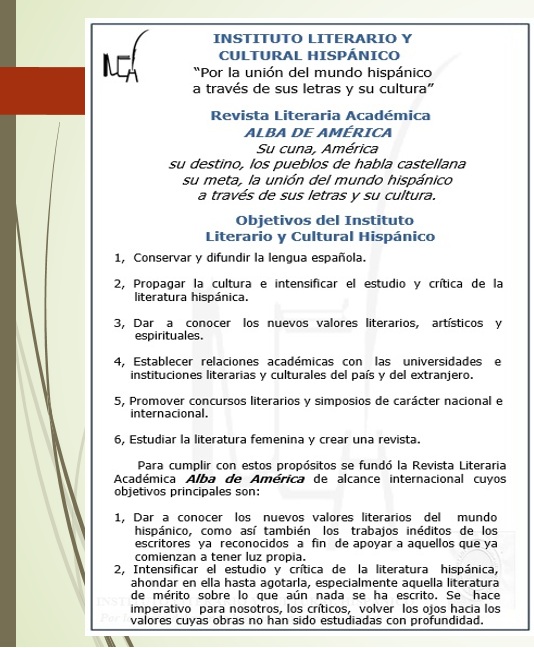 Alba de América objetivos