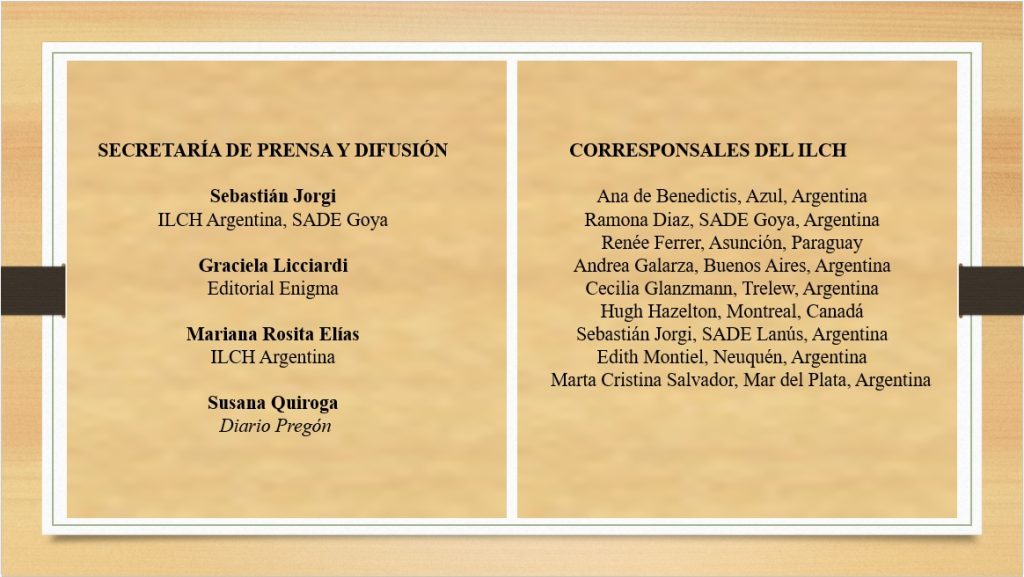 Secretaria y Corresponsal